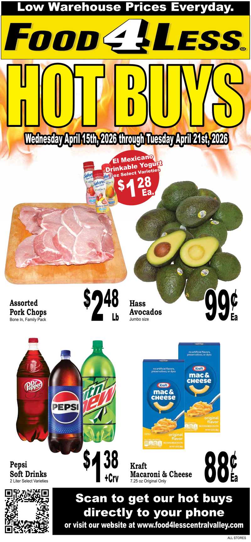 Food4Less Hot Buys April 15, 2026 - Page 1