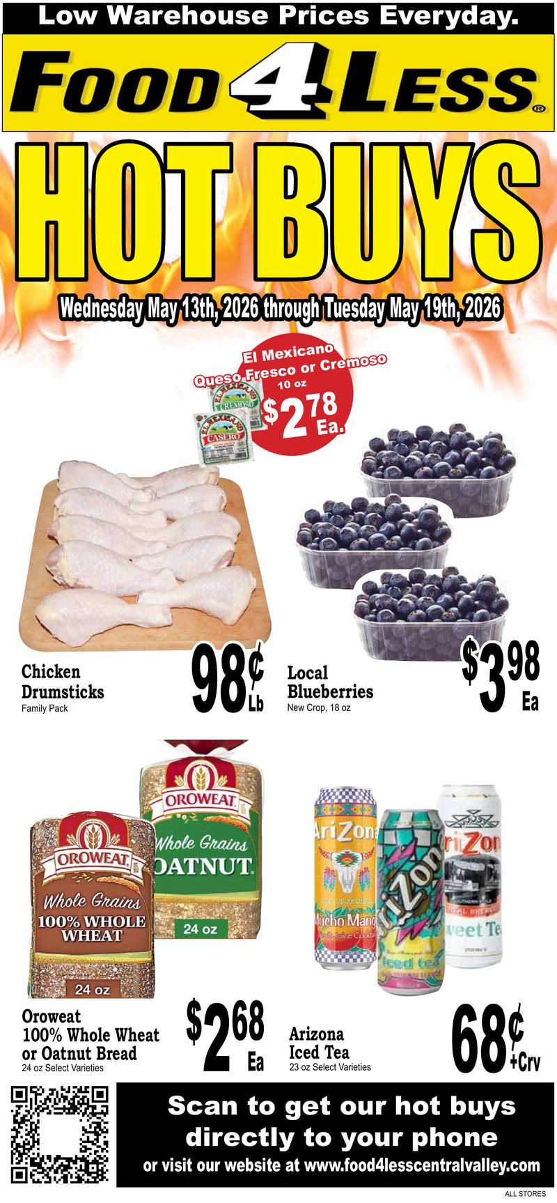 Food4Less Hot Buys May 13, 2026 - Page 1