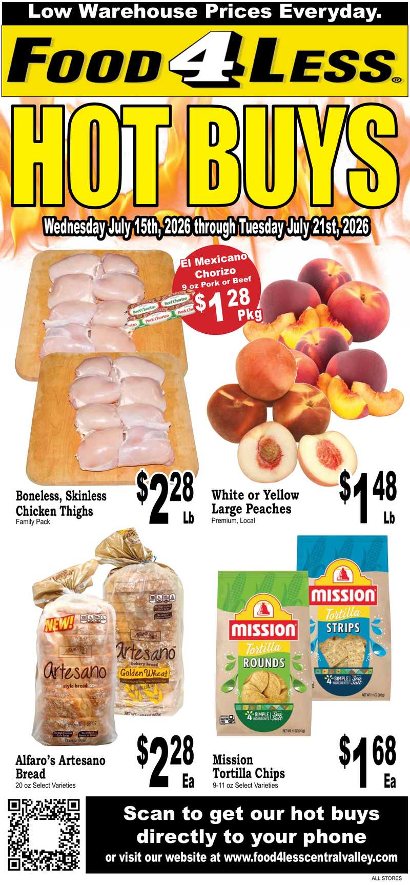 Food4Less Hot Buys July 15, 2026 - Page 1