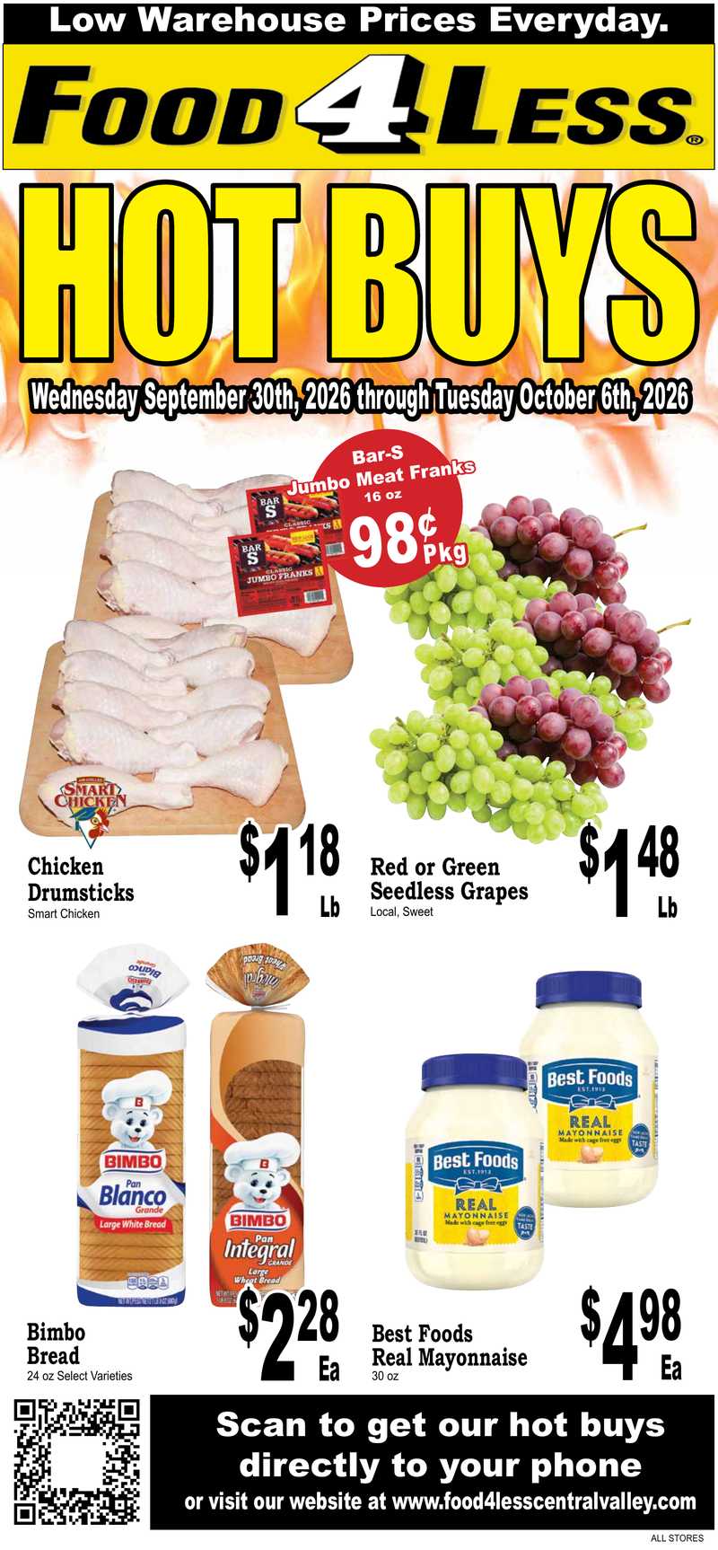 Food4Less Hot Buys September 30, 2026 - Page 1