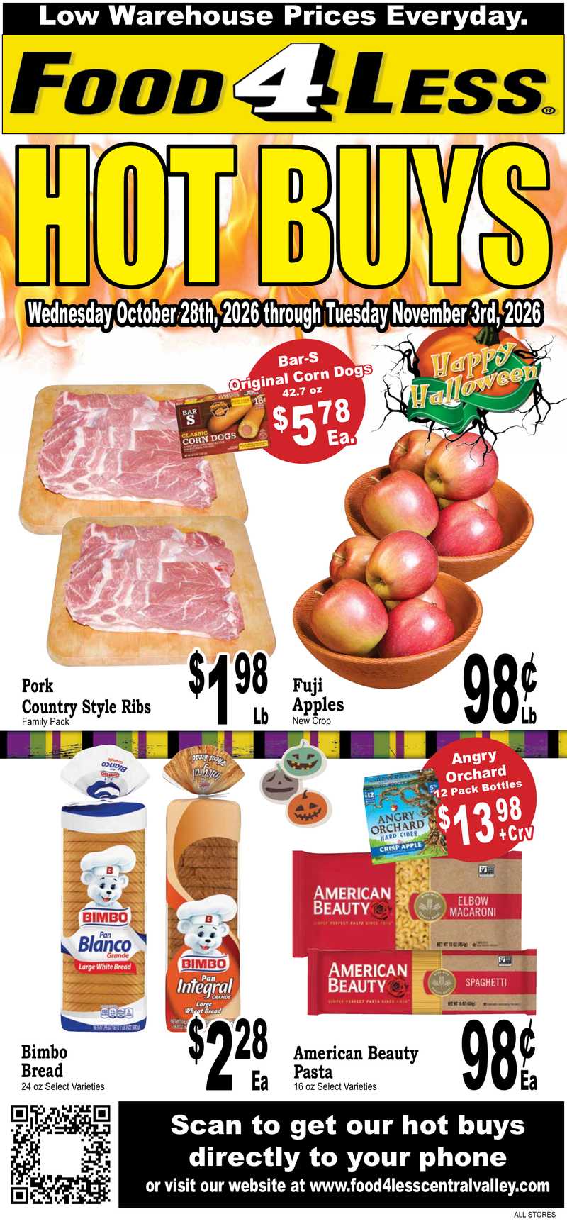 Food4Less Hot Buys October 28, 2026 - Page 1